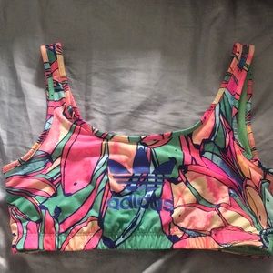 Adidas Floral Sports Bra